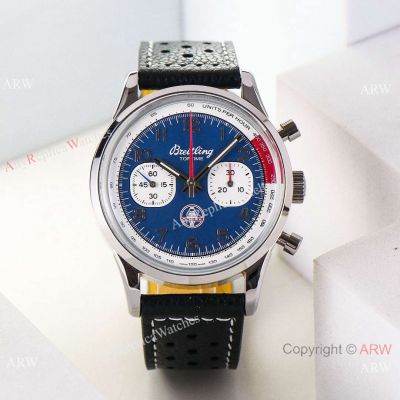 Swiss Made Breitling Top Time Shelby Cobra Chronograph Blue Arabic Watches